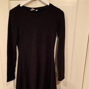 Black Gap swing dress long sleeves
